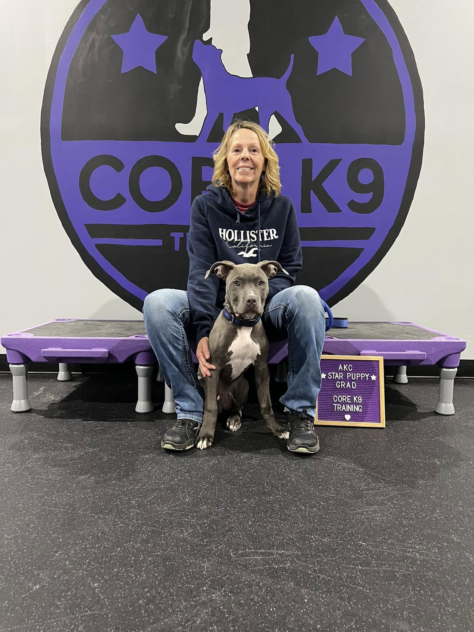 a dog passing group class training with core k9 training